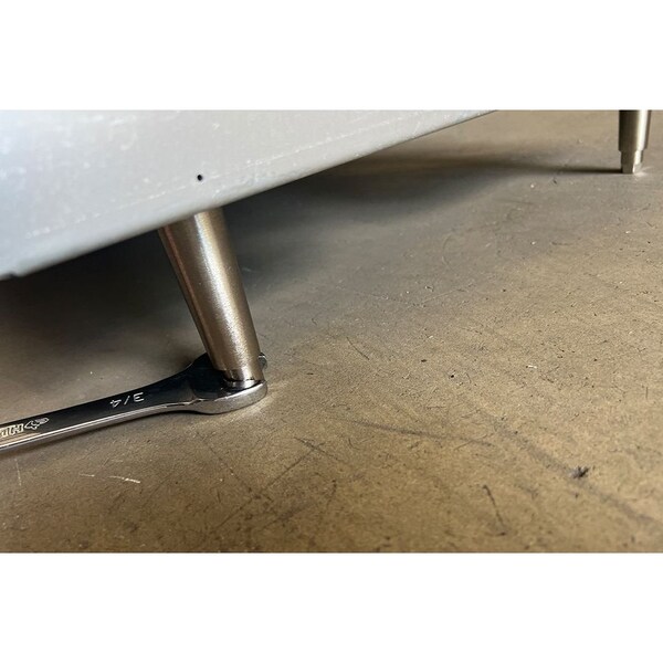 K9 Kennel Store Stainless Steel Quick N Clean Adjustable Replacement Leg Set Of 2 - SSQNCAL