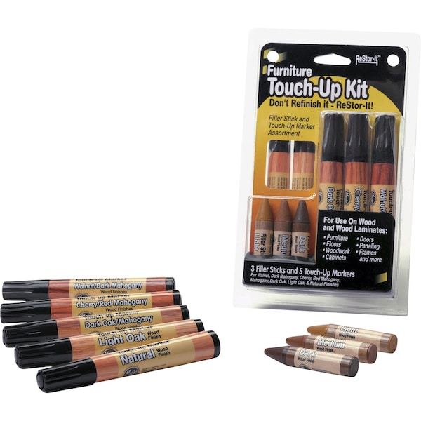 Restor-It Furniture Touch Up Kit, Natural - 18000