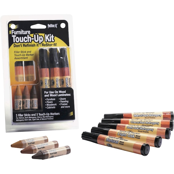 Restor-It Furniture Touch Up Kit, Natural - 18000