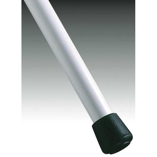 Zoro Select Protective Leg Tips, Slip-On, Round, PK24, Leg Outside Dia.: 1 1/4 in - 6J574