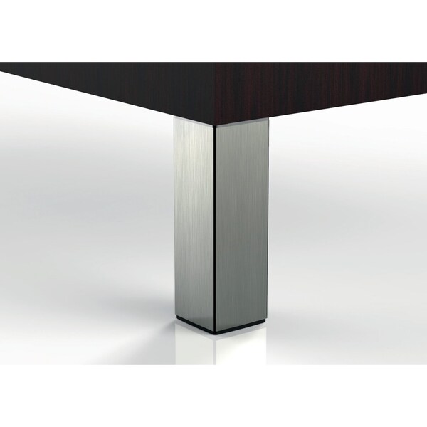 Richelieu Adjustable Furniture Leg, 3 15/16 in (100 mm), Stainless Steel, PK 4 - 555100170