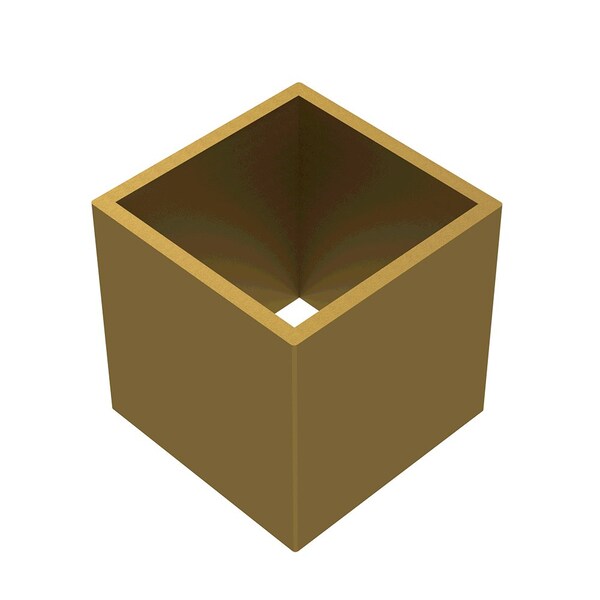 Designs Of Distinction 2" Satin Brass Metal Sleeve - 01SLV2SB1