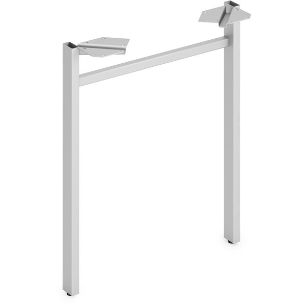 Hon Leg, Straight, f/24"D Mod Worksurfaces, 24"W, Silver - HONLPLLEG24USVR
