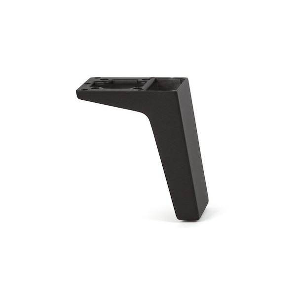Richelieu Design Furniture Leg, 3 15/16 in (100 mm), Dark Brown, Adjustable - 211100060