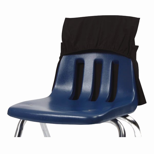 Victor Elastic-Back Seat Sack for Chairs 12in to 17in Wide, 11 x 15.5 x 14, Fabric, Black - 30101
