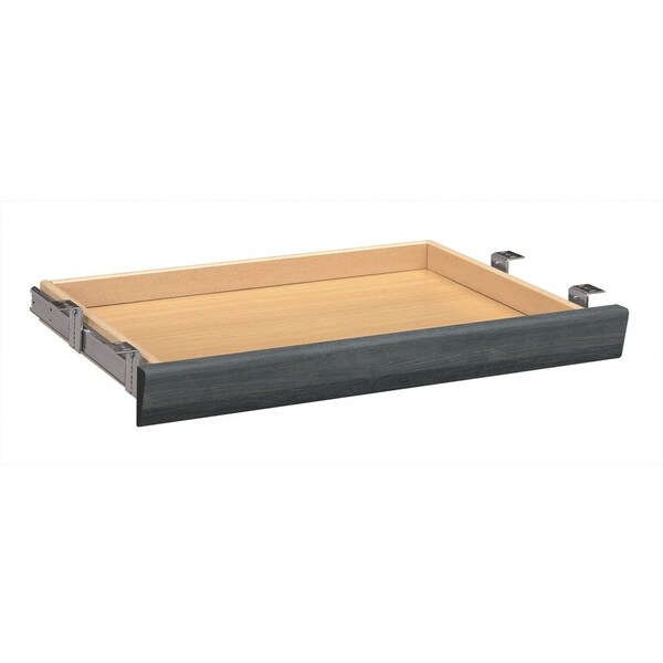Hon Angled Center Drawer, f/Desk, 26"x15-3/8"x2-1/2", Sterling Ash - HON1526LS1