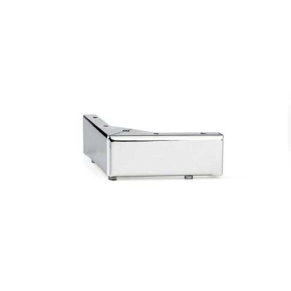 Richelieu Contemporary Furniture Leg, 2 7/32 in (56 mm), Chrome - 7115056140