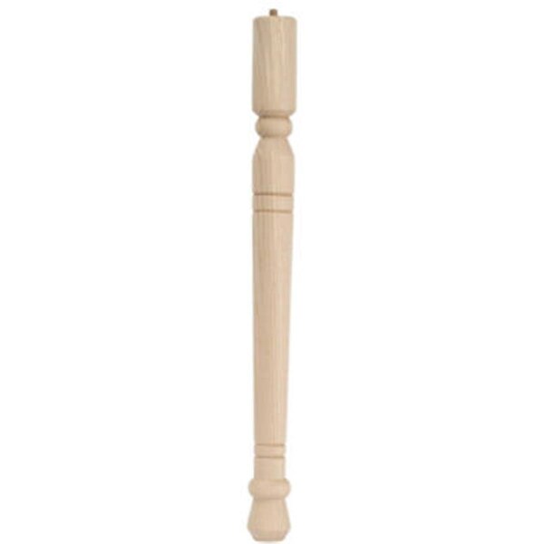 Vortex 2558 8 in. Hardwood Early American Table Leg - VO602075