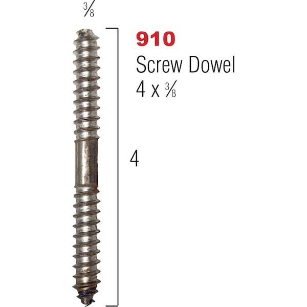 Osborne Wood Products 4 x 3/8 Screw Dowel in Hardware - 910HW