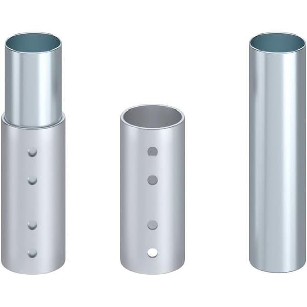 Amgood 6 in. Metal Leg Adjustable Extender, 4PK - GS LEG-6-EXT-4PK-Z