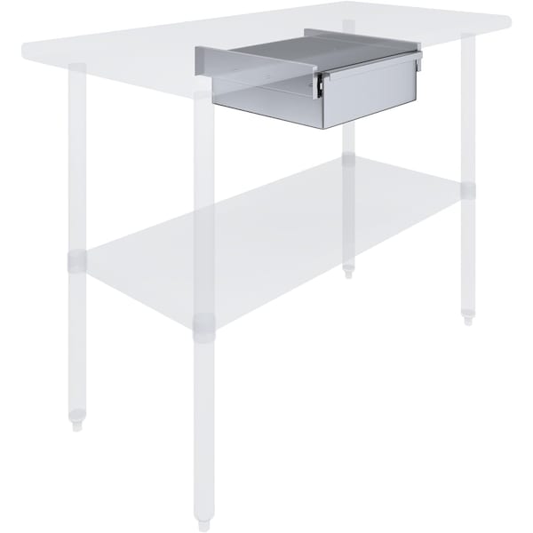 Amgood 15 in x 14 in. x 5 in. Stainless Steel Table Drawer - DRAWER-1514-Z