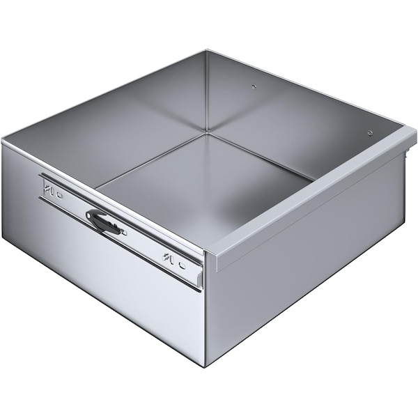 Amgood 15 in x 14 in. x 5 in. Stainless Steel Table Drawer - DRAWER-1514-Z