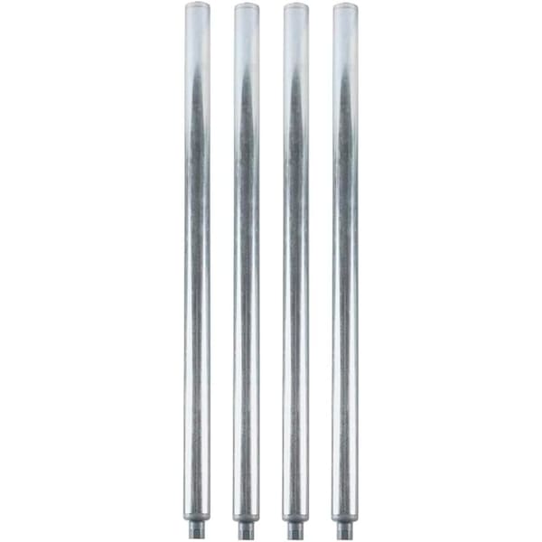 Amgood Galvanized Steel Legs for Work Tables.  33 in. Legs, 4PK - GS LEG-33-4PK-Z