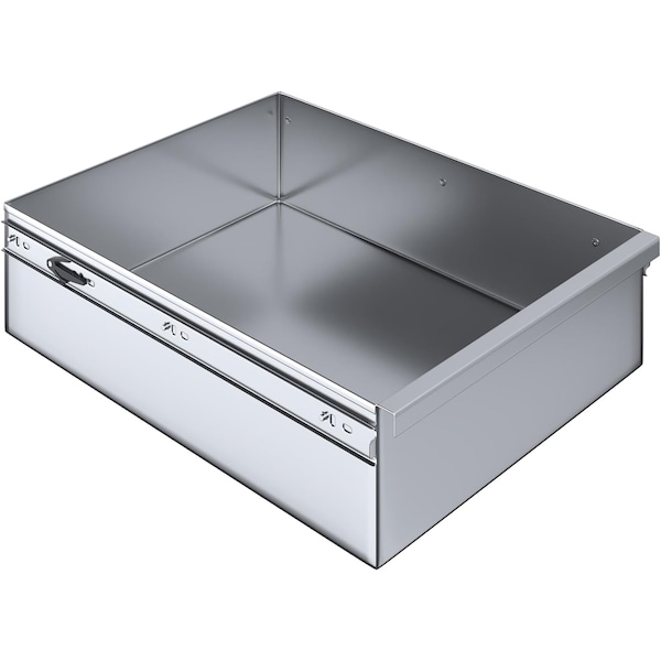 Amgood 15 in. x 20 in. x 5 in. Stainless Steel Table Drawer - DRAWER-1520-Z