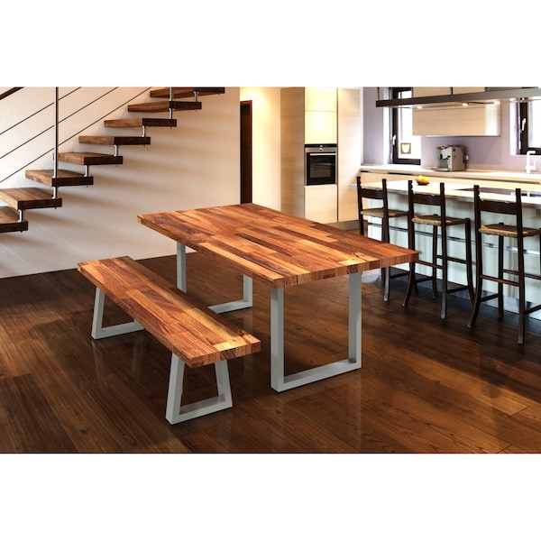 Richelieu Tapered Bench Legs, 16 1/8 in (410 mm), Matte Black, Adjustable, PK 2 - 80404900