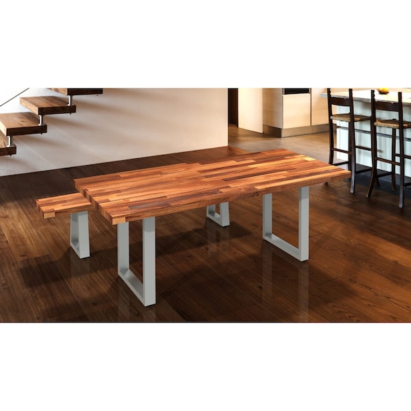 Richelieu Tapered Bench Legs, 16 1/8 in (410 mm), Matte Black, Adjustable, PK 2 - 80404900