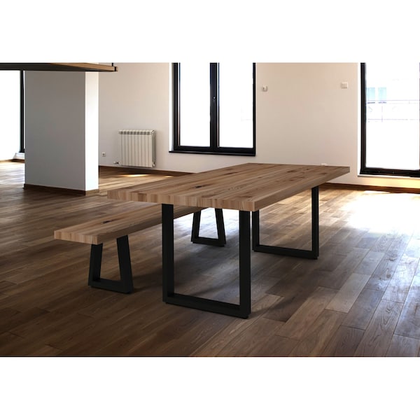 Richelieu Tapered Bench Legs, 16 1/8 in (410 mm), Matte Black, Adjustable, PK 2 - 80404900