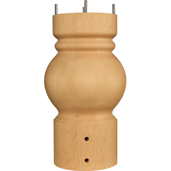 Osborne Wood Products 18 1/2 x 10 3/4 Shallowford Pedestal in Hard Maple - 1157HM