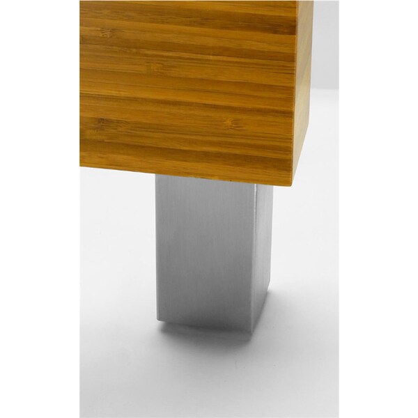 Richelieu 6-inch (152 mm) Square Leg with Levelling Glide, Stainless Steel - 75016170