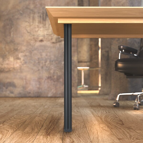Richelieu Adjustable Table Leg, 34 1/4 in (870 mm), Black - 61587090