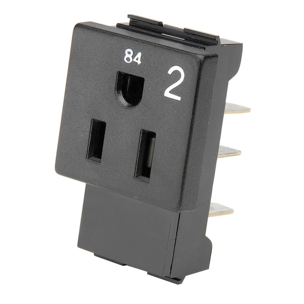 Electri-Cable Assemblies 15 Amp Circuit 2 Receptacle, 4PK - 84-S2-BL175-4K