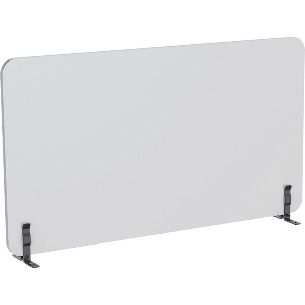 Lorell Privacy Panel, Acoustic, f/Dbl Sit-Stand, 47.2"x0.79"x23.6", LGY - LLR25961