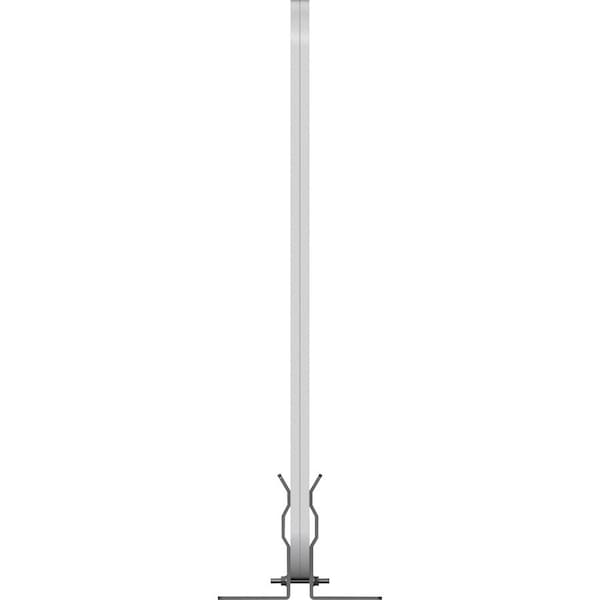 Lorell Privacy Panel, Acoustic, f/Dbl Sit-Stand, 47.2"x0.79"x23.6", LGY - LLR25961