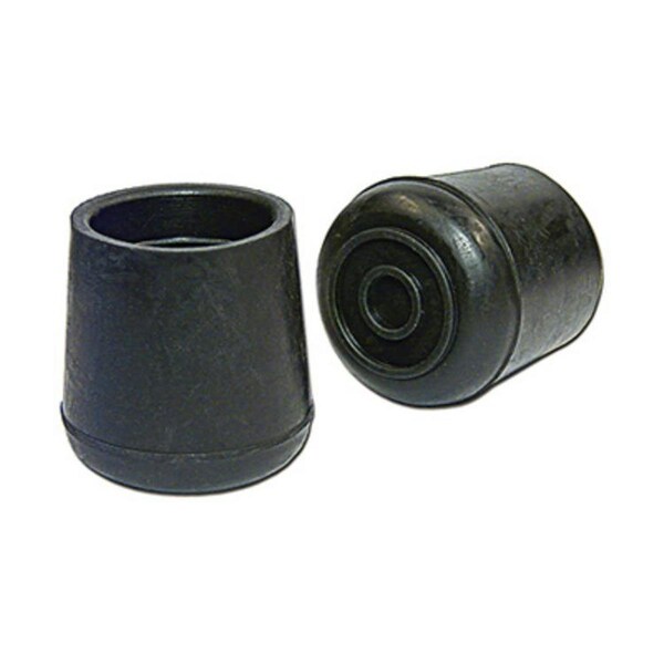 Richelieu 0.5 in. TruGuard Rubber Non-Skid Leg Tip, Black , 4PK - 236867
