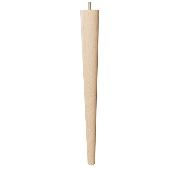 Designs Of Distinction 18" Round Tapered Leg - Hardwood - 01243018MA6