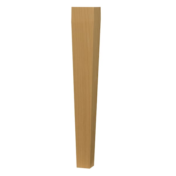 Osborne Wood Products 12 x 1 3/4 Four Sided Taper Chair Leg in Rustic Alder - 6152RCA