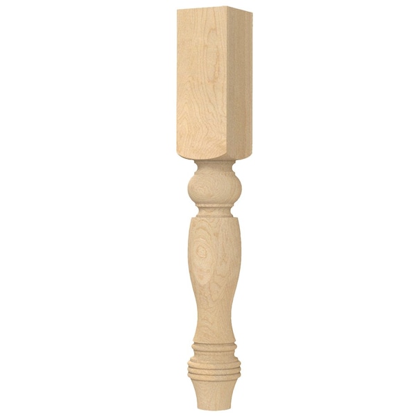 Designs Of Distinction Large Diameter Country French Island Column - Hard Maple - 01510210HM1