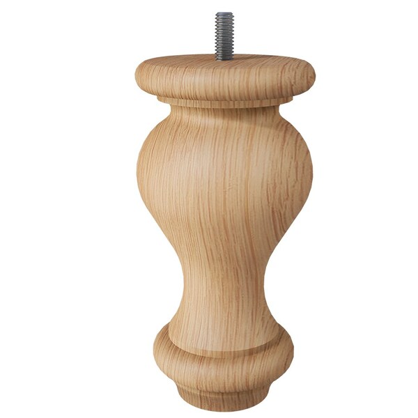 Designs Of Distinction Madison Bun Foot w/Bolt - Red Oak - 01704110AK6