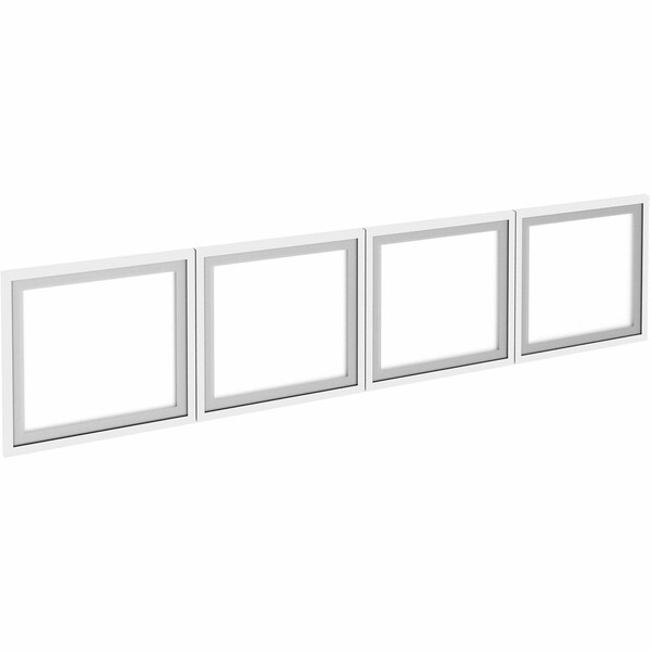 Lorell Wall-Mount Hutch Frosted Glass Door, Fits 72" Essentials Wall-Mount Hutch, PK4 - LLR59713