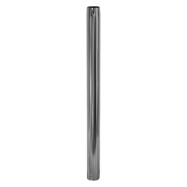 Strike3 29.5 in. Chrome Aluminium Fixed Pedestal Table Legs with Base - ST2621905