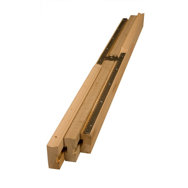 Osborne Wood Products 38 x 2 3/8 38" Equalizer Slide (37" opening) in Soft Maple PR - 9051M