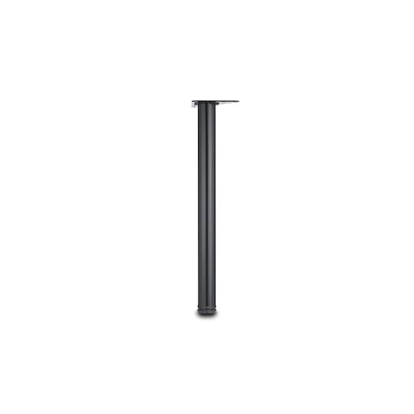 Richelieu Adjustable Table Leg, 27 1/2 in (700 mm), Black - 61671090