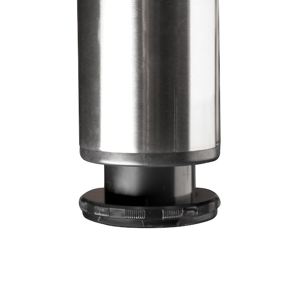 Richelieu Adjustable Table Leg, 34 1/4 in (870 mm), Chrome - 620870140