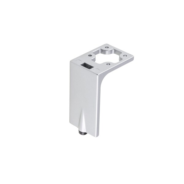 Richelieu Design Furniture Leg, 7 7/8 in (200 mm), Aluminum, Adjustable - 203200010