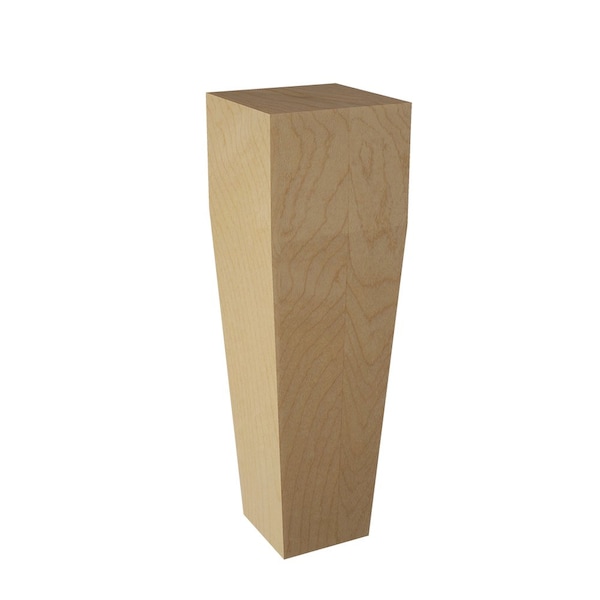 Designs Of Distinction Square Tapered Bun Foot - Paint Grade - 01705610PT1