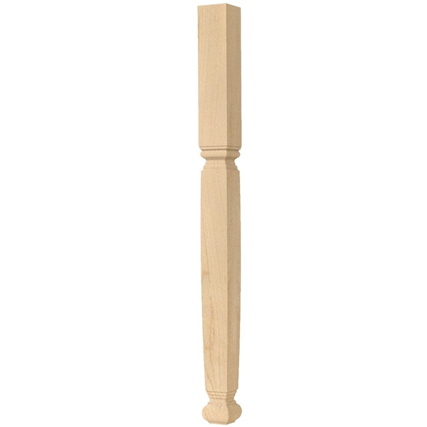 Designs Of Distinction Small Diameter Square English Estate Island Column - Paint Grade - 01042760PT1
