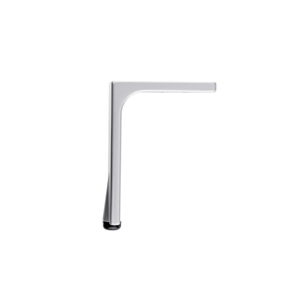 Richelieu Design Furniture Leg, 5 1/2 in (140 mm), Aluminum, Adjustable - 203140010