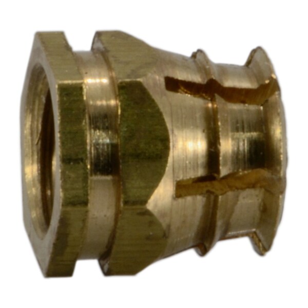 Midwest Fastener 6mm-1.0 x 8mm x 9mm Brass Coarse Thread Spreading Dowels 8PK - 38665