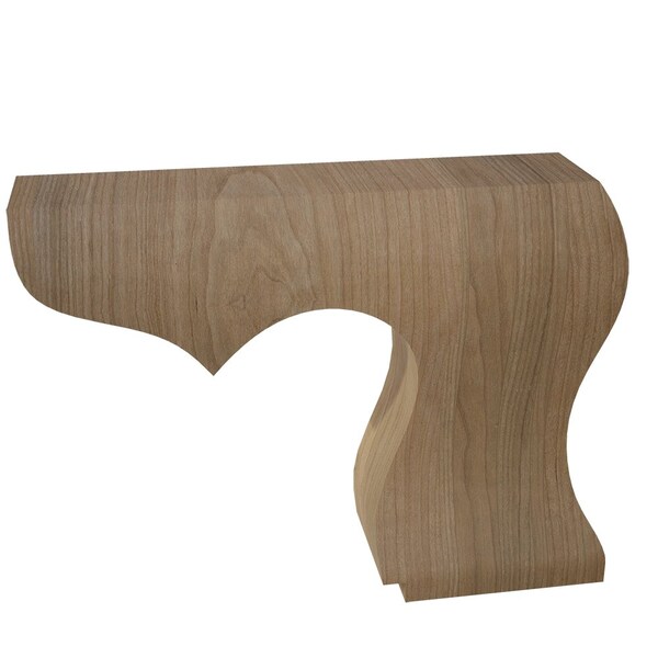 Designs Of Distinction Hampton Plain Right Bun Foot - Cherry - 01703210CH1
