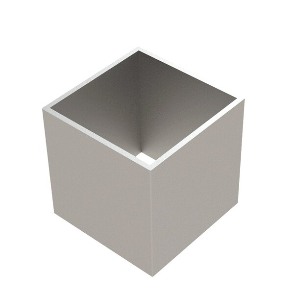 Designs Of Distinction 3" Brushed Aluminum Metal Sleeve - 01SLV3BA1
