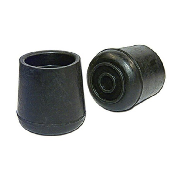 Homepage 0.5 in. TruGuard Rubber Non-Skid Leg Tip, Black, 4PK - HO3242976