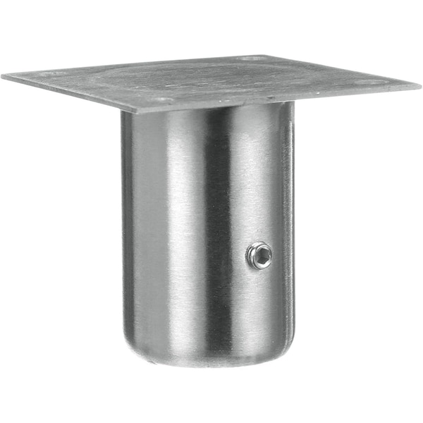 Amgood 3-1/8 Inch Total High Stainless Steel Leg Socket, 4PK - LEG SOCKET-4PK-Z