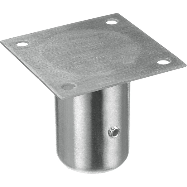 Amgood 3-1/8 Inch Total High Stainless Steel Leg Socket, 4PK - LEG SOCKET-4PK-Z