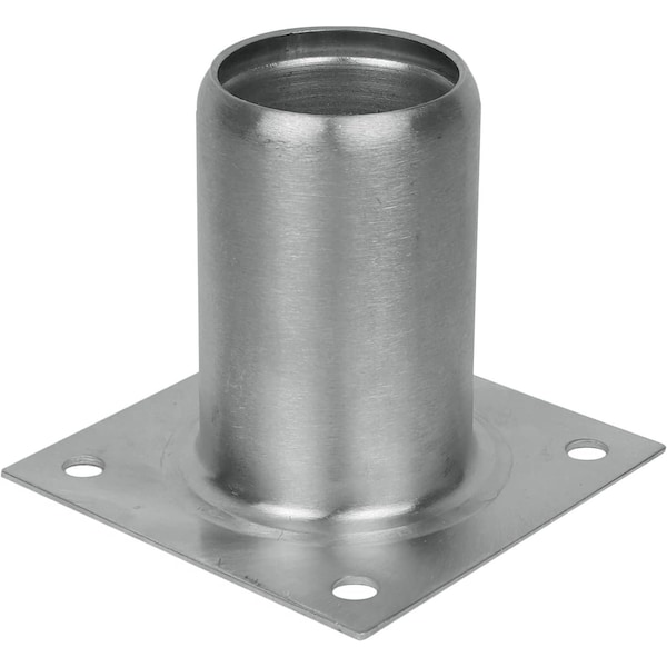 Amgood 3-1/8 Inch Total High Stainless Steel Leg Socket, 4PK - LEG SOCKET-4PK-Z