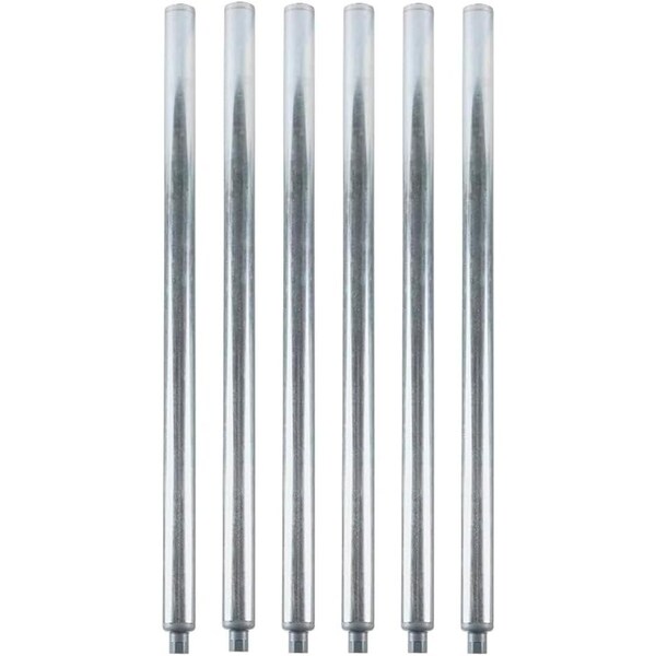Amgood Galvanized Steel Legs for Work Tables.  33 in. Legs, 6PK - GS LEG-33-6PK-Z