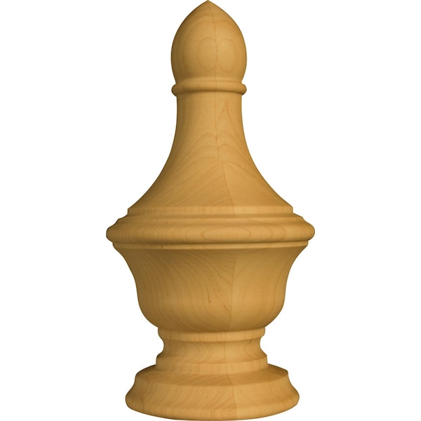 Osborne Wood Products 7 1/2 x 3 7/8 Wide Coventry Bedpost Finial in Western Red Cedar - 3013WRC